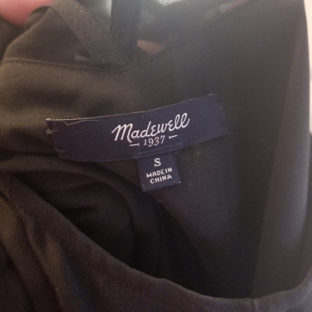 Madewell Midi little black dress NWOT